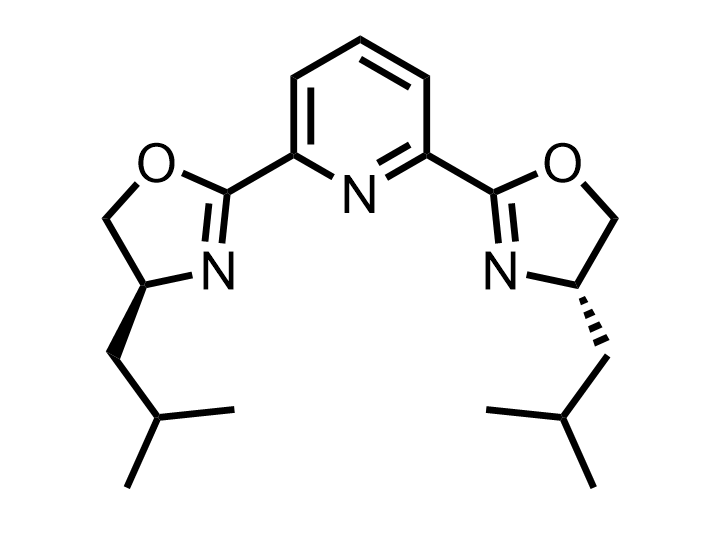 2,6-二[(4S)-4-芐基-2-噁唑啉基-2-基]吡啶,2,6-bis((S)-4-isobutyl-4,5-dihydrooxazol-2-yl)pyridine