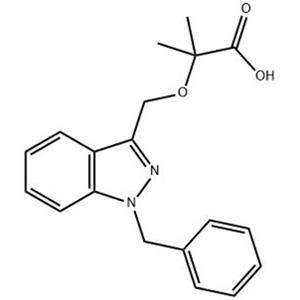 2-[(1-苄基-1H-吲唑-3-基)甲氧基]-2-甲基丙酸