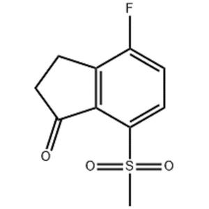 4-氟-7-(甲基磺酰基)-2,3-二氢-1H-茚满-1-酮