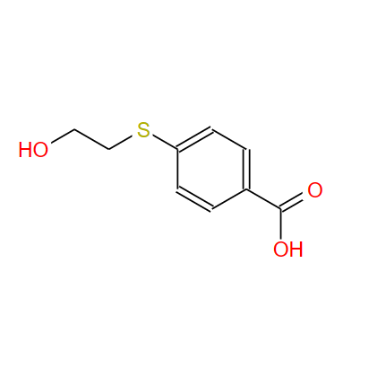 4-[硫代(2-羟甲基)]苯甲酸,4-((2-Hydroxyethyl)thio)benzoic acid