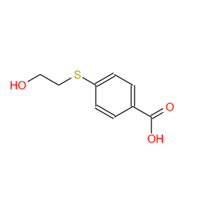 4-[硫代(2-羟甲基)]苯甲酸,4-((2-Hydroxyethyl)thio)benzoic acid