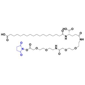 索瑪魯肽側(cè)鏈-OSU裂解體,Ste-Glu-AEEA-AEEA-OSU