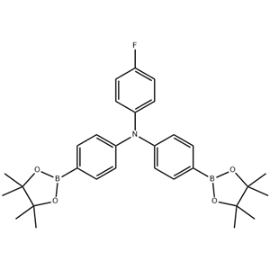 4-氟-N,N-双[4,4,5,5-四甲基-1,3,2-二氧硼戊环-2基）苯基]苯胺