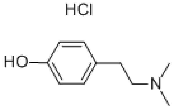 大麥芽堿鹽酸鹽,Hydroxyphenyldimethylethylaminehydrochloride