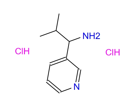 2-甲基-1-(吡啶-3-基)丙-1-胺二鹽酸鹽,[2-Methyl-1-(3-pyridinyl)propyl]amine dihydrochloride