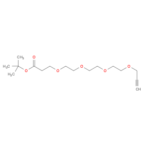 丙炔基-三聚乙二醇-丙酸叔丁酯,Propargyl-PEG4-t-butyl ester