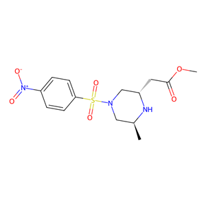 2-[(2S,6S)-6-甲基-4-(4-硝基苯磺酰基)哌嗪-2-基]乙酸甲酯,methyl 2-((2S,6S)-6-methyl-4-((4-nitrophenyl)sulfonyl)piperazin-2-yl)acetate