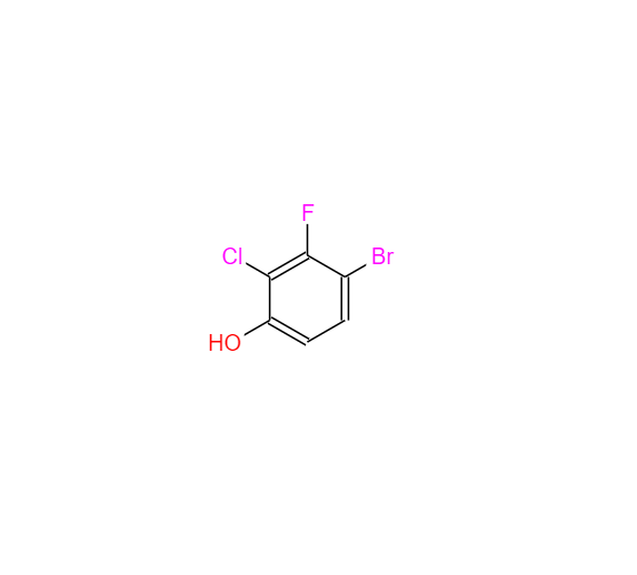 4-溴-2-氯-3-氟苯酚,4-BroMo-2-chloro-3-fluorophenol