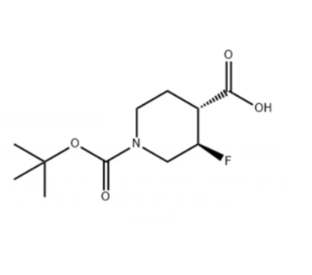 (3R,4R)-1-(叔丁氧基羰基)-3-氟哌啶-4-甲酸,(3,4)-Trans-1-(tert-butoxycarbonyl)-3-fluoropiperidine-4-carboxylic acid racemate