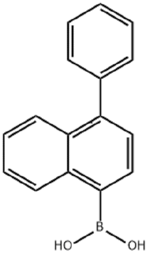 (1-苯基萘-4-基)硼酸,4-phenylnaphthalen-1-ylboronic acid