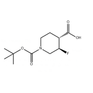 (3R,4R)-1-(叔丁氧基羰基)-3-氟哌啶-4-甲酸