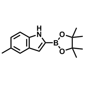 5-甲基-2-(4,4,5,5-四甲基-1,3,2-二氧硼雜環(huán)戊烷-2-基)-1H-吲哚,5-Methyl-2-(4,4,5,5-tetramethyl-1,3,2-dioxaborolan-2-yl)-1H-indole