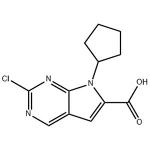 2-氯-7-环戊基-7H-吡咯并[2,3-d]嘧啶-6-羧酸