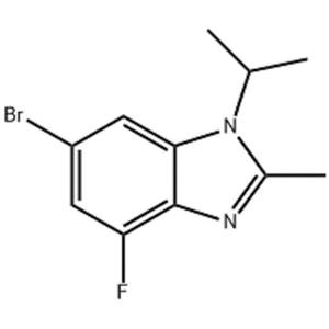 6-溴-4-氟-1-异丙基-2-甲基-1H-苯并[D]咪唑,6-Bromo-4-fluoro-1-isopropyl-2-methyl-1H-benzo[d]imidazole