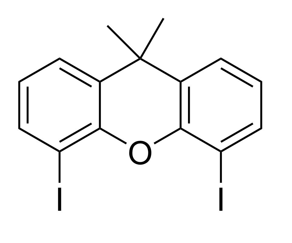 9H-XANTHENE, 4,5-DIIODO-9,9-DIMETHYL-,9H-XANTHENE, 4,5-DIIODO-9,9-DIMETHYL-