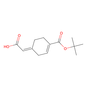 2-[(1E)-4-叔丁氧羰基]环己基-3-烯-1-亚基]乙酸,(E)-2-(4-(tert-butoxycarbonyl)cyclohex-3-en-1-ylidene)acetic acid