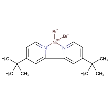 4,4-二叔丁基-2,2'-聯(lián)吡啶二溴化鎳(II),4,4'-di-tert-butyl-2,2'-bipyridine Nickel(II) dibromide