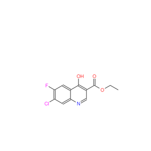 7-氯-6-氟-4-4羟基-3-喹啉甲酸乙酯