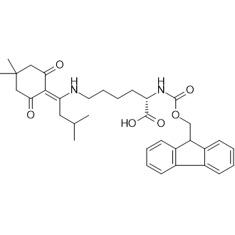 N-芴甲氧羰基-N'-[1-(4,4-二甲基-2,6-二氧代環(huán)己基亞甲基)-3-甲基丁基]-L-賴氨酸,Fmoc-Lys(ivDde)-OH