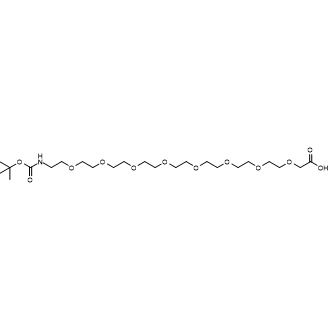 Boc-NH-PEG8-CH2COOH,t-boc-N-amido-PEG8-acetic acid