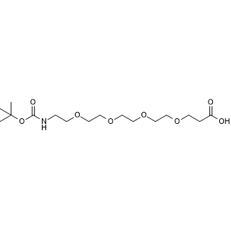 Boc-NH-PEG4-CH2CH2COOH,t-boc-N-amido-PEG4-propionic acid