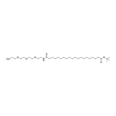 氨基-PEG3-酰胺-C18-叔丁酯,Amino-PEG3-NHCO-C18-t-butyl ester