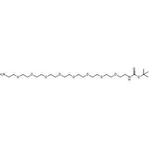 Boc-NH-PEG8-CH2CH2NH2,t-boc-N-amido-PEG8-amine