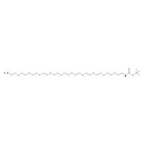 Boc-NH-PEG10-CH2CH2NH2,t-boc-N-amido-PEG10-amine