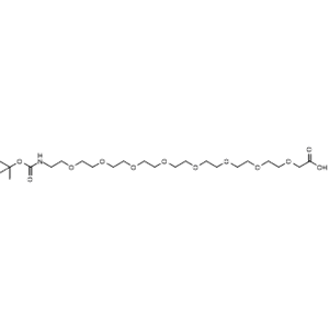 Boc-NH-PEG8-CH2COOH,t-boc-N-amido-PEG8-acetic acid