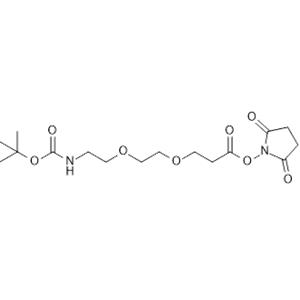 t-Boc-N-amido-PEG2-NHS ester