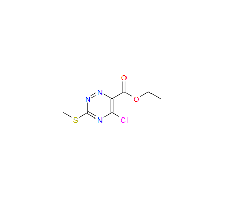 3-甲硫基-5-氯-6-甲酸乙酯-1,2,4-三嗪,ETHYL 5-CHLORO-3-(METHYLTHIO)-1,2,4-TRIAZINE-6-CARBOXYLATE