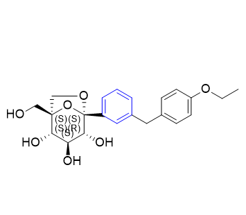 埃格列净杂质19,(1S,2S,3S,4R,5S)-5-(3-(4-ethoxybenzyl)phenyl)-1-(hydroxymethyl)-6,8-dioxabicyclo[3.2.1]octane-2,3,4-triol