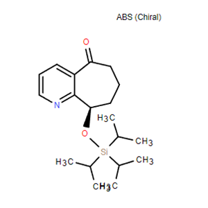 (R)-9-((三异丙基硅基)氧基-6,7,8,9-四氢-5H-环庚[B]吡啶-5-盐酸盐 