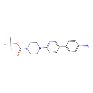 4-(5-(4-氨基苯基)吡啶-2-基)哌嗪-1-羧酸叔丁酯,tert-butyl 4-(5-(4-aminophenyl)pyridin-2-yl)piperazine-1-carboxylate