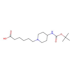 6-(4-{[(叔丁氧羰基)氨基}哌啶-1-基)己酸,6-(4-{[(tert-butoxy)carbonyl]amino}piperidin-1-yl)hexanoic acid