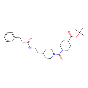 4-(4-(2-[(苄氧基)羰基]氨基}乙基)哌嗪-1-羰基)哌嗪-1-羧酸叔丁酯
