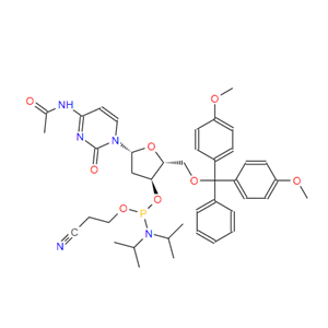 N4-乙酰基5'-O-DMT-脱氧胞苷-3'-氰乙氧基亚磷酰胺