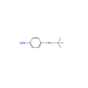 4[(三甲基硅基)乙炔基]苯胺,4-((Trimethylsilyl)ethynyl)aniline