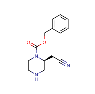 (S)-2-(氰甲基)哌嗪-1-甲酸芐酯,Benzyl (S)-2-(cyanomethyl)piperazine-1-carboxylate