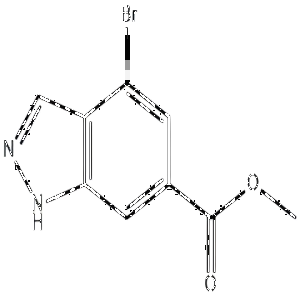 4-溴-1H-吲唑-6-甲酸甲酯,Methyl 4-bromo-1H-indazole-6-carboxylate