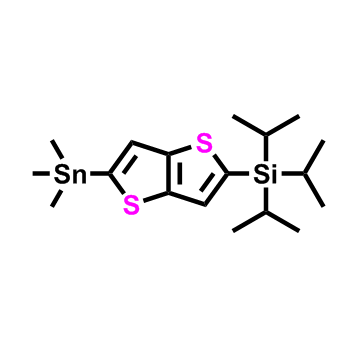 三異丙基（5-（三甲基錫基）噻吩并[3,2-b]噻吩-2-基）硅烷,triisopropyl(5-(trimethylstannyl)thieno[3,2-b]thiophen-2-yl)silane