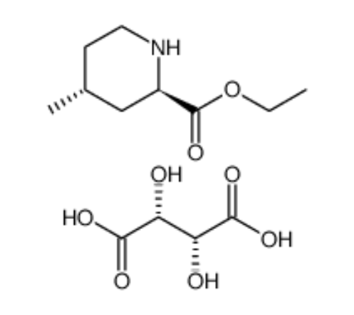 (2R,4R)-4-甲基-2-哌啶甲酸乙酯L-酒石酸盐,ethyl (2R,4R)-4-methyl-2-piperidinecarboxylate L-(+)-tartarate