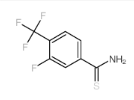 3-氟-4-三氟甲基硫代苯甲酰胺",3-FLUORO-4-(TRIFLUOROMETHYL)BENZENECARBOTHIOAMIDE"