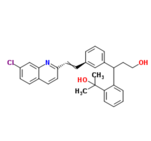 2-(2-(3-(2-(7-氯-2-喹啉基)-乙烯基苯基)-3-羥基丙基)苯基)-2-丙醇,[(S)-(E)]-2-[3-[3-[2-(7-chloro-2-quinolinyl)-ethenyl]-phenyl]-3-hydroxy propyl]-phenyl]-2-Propanol