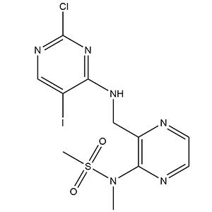 N-(3-[(2-氯-5-碘嘧啶-4-基)氨基]甲基吡嗪-2-基)-N-甲基甲磺酰胺