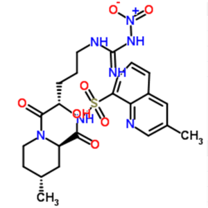 (2R,4R)-1-[(2S)-5-[[亚硝胺甲基]氨基]-2-[[(3-甲基-8-喹啉基)酰磺基]氨基]-1-氧代戊基]-4-甲基-2-哌啶甲酸