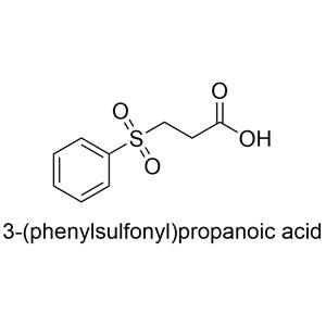 3-(苯磺?；?丙酸,3-(phenylsulfonyl)propanoic acid