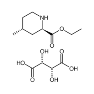 (2R,4R)-4-甲基-2-哌啶甲酸乙酯L-酒石酸鹽