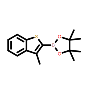 4,4,5,5-四甲基-2-(3-甲基苯并[b]噻吩-2-基)-1,3,2-二氧硼烷；1072811-91-6