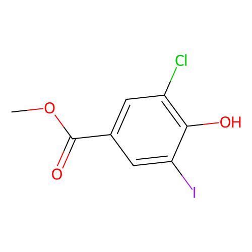 3-氯 -4-羟基 -5-碘苯甲酸甲酯,methyl 3-chloro-4-hydroxy-5-iodobenzoate